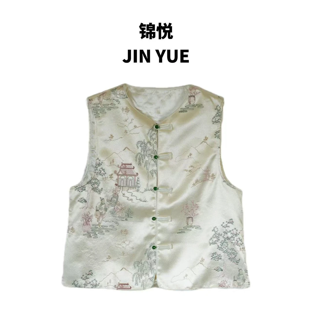 （春季新款）新中式气质百搭设计师款马甲Q3014