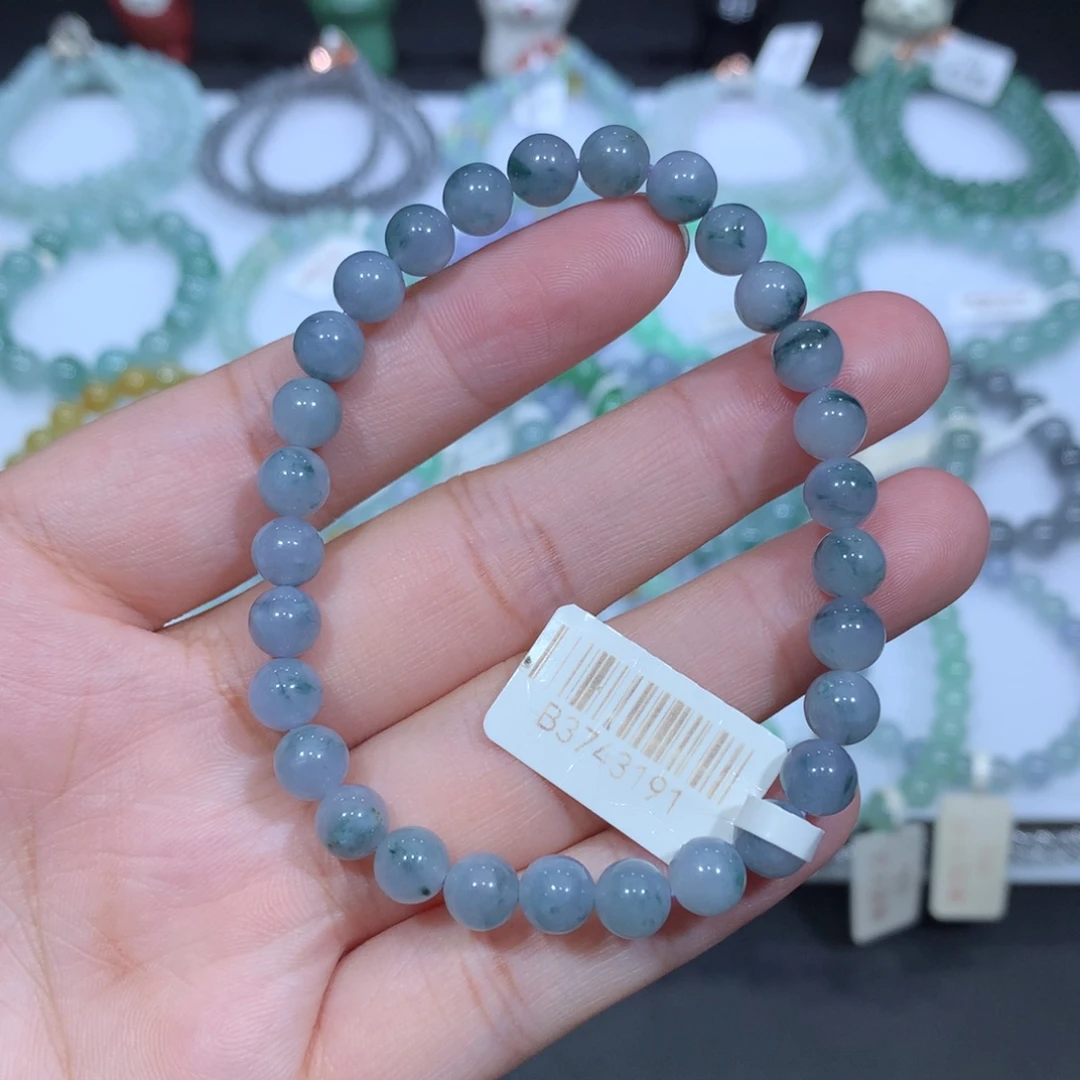 未镶嵌手串翡翠天然