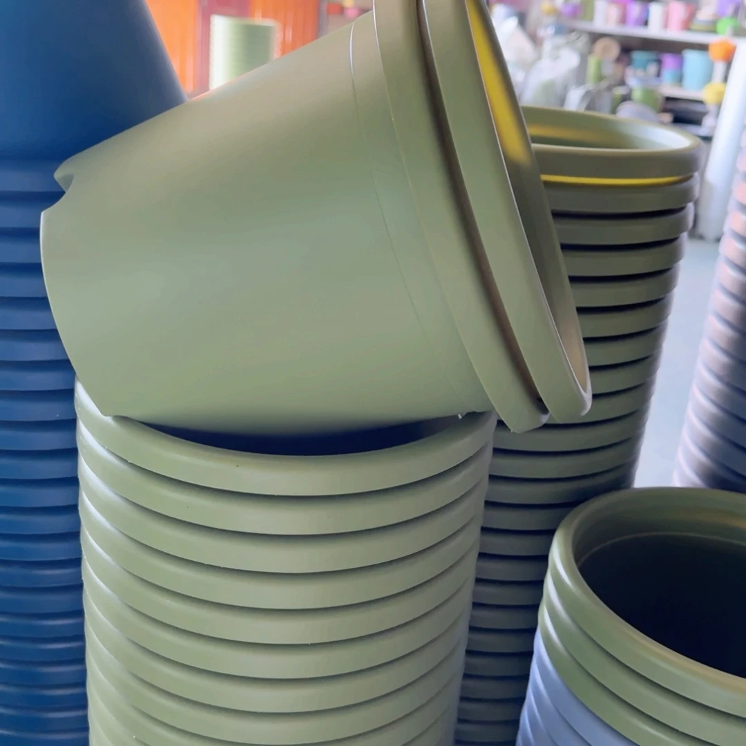 树脂四季盆4#带拖果绿8