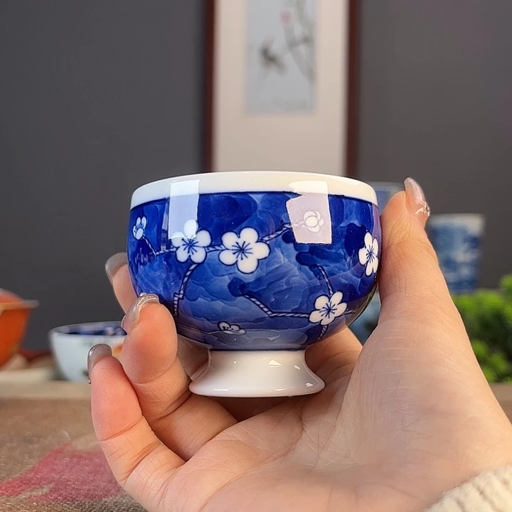 摆件景德镇陶瓷茶杯多
