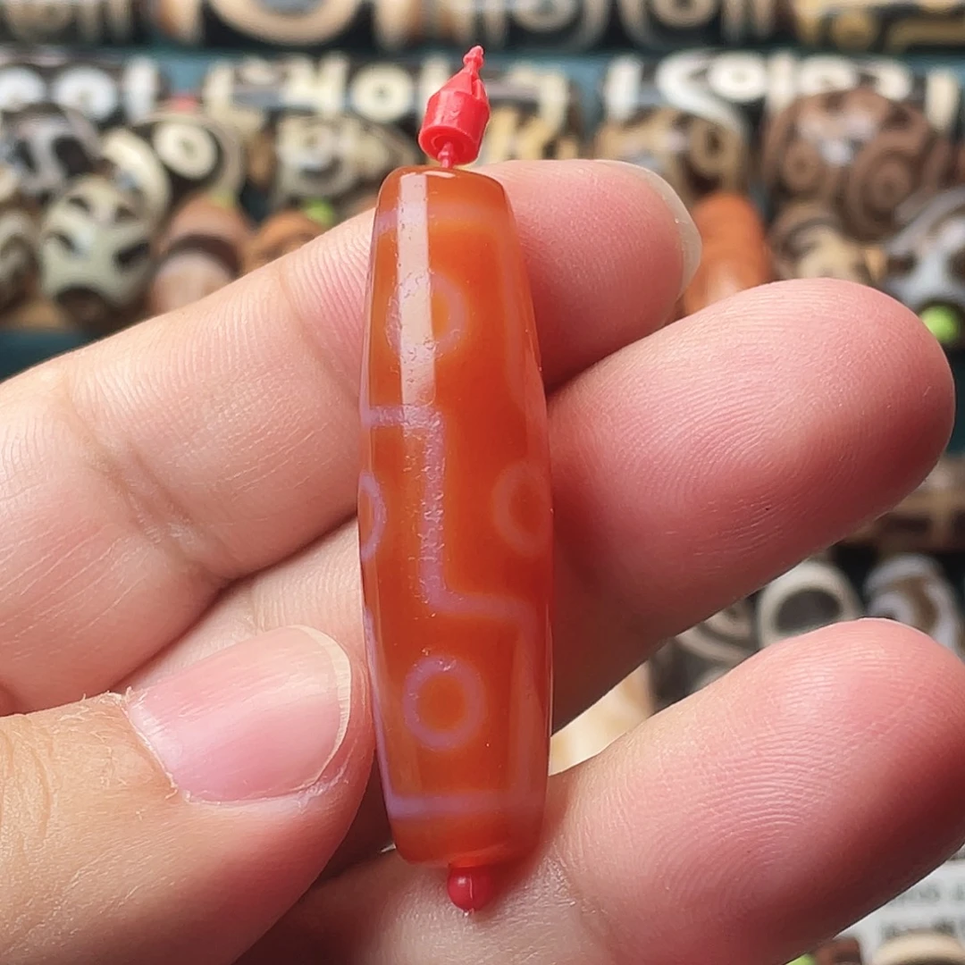 玛瑙/玉髓未镶嵌颈饰聚缘红九