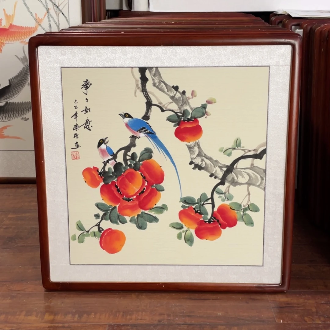 国画带框尺寸63*63厘米