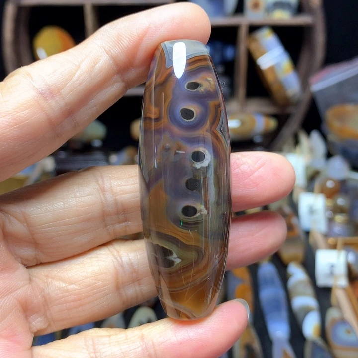 玛瑙/玉髓颈饰未镶嵌诸****吊