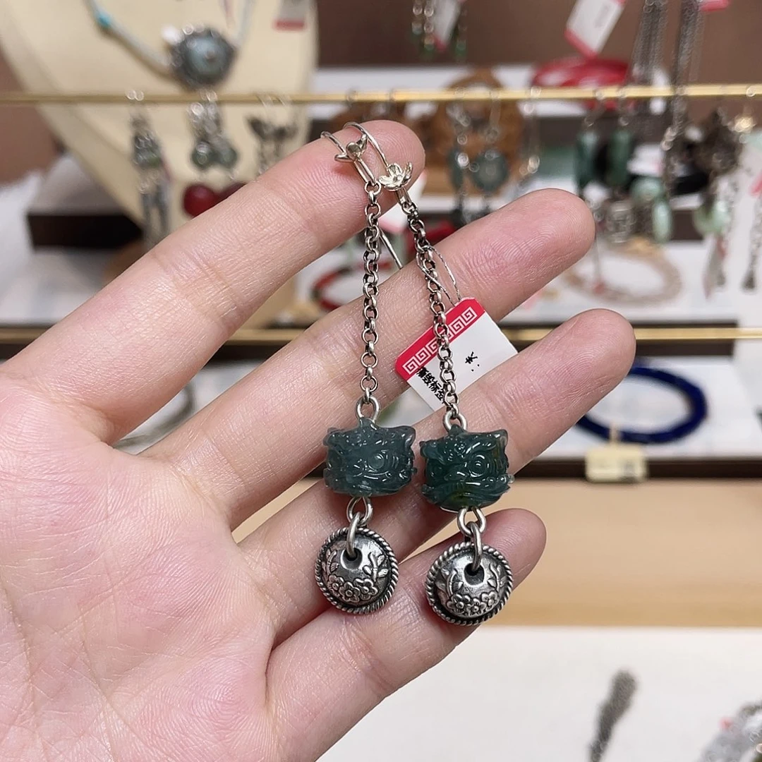 足银纯银配饰耳环