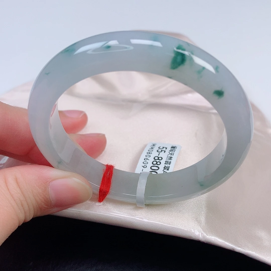 未镶嵌手镯翡翠55正圈