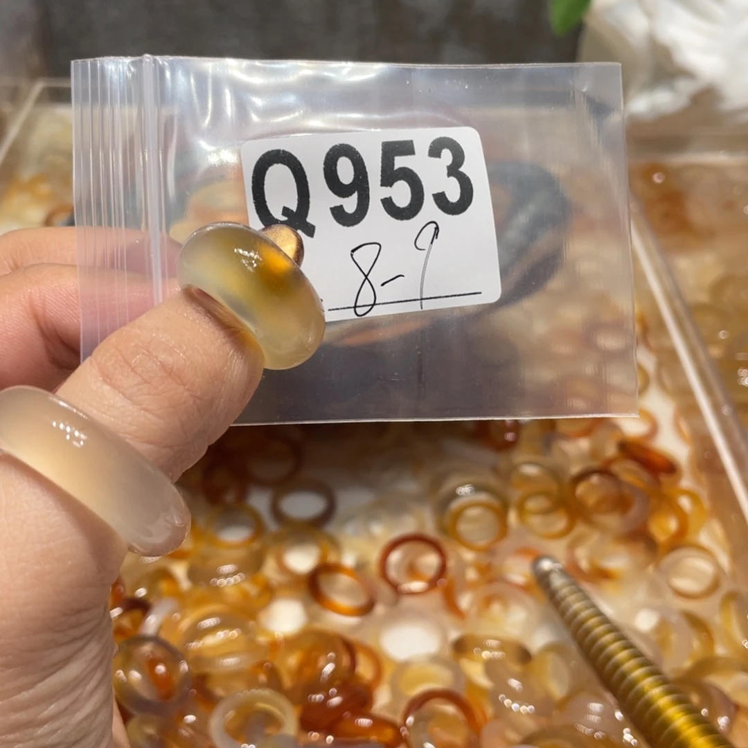 玛瑙/玉髓未镶嵌戒指953