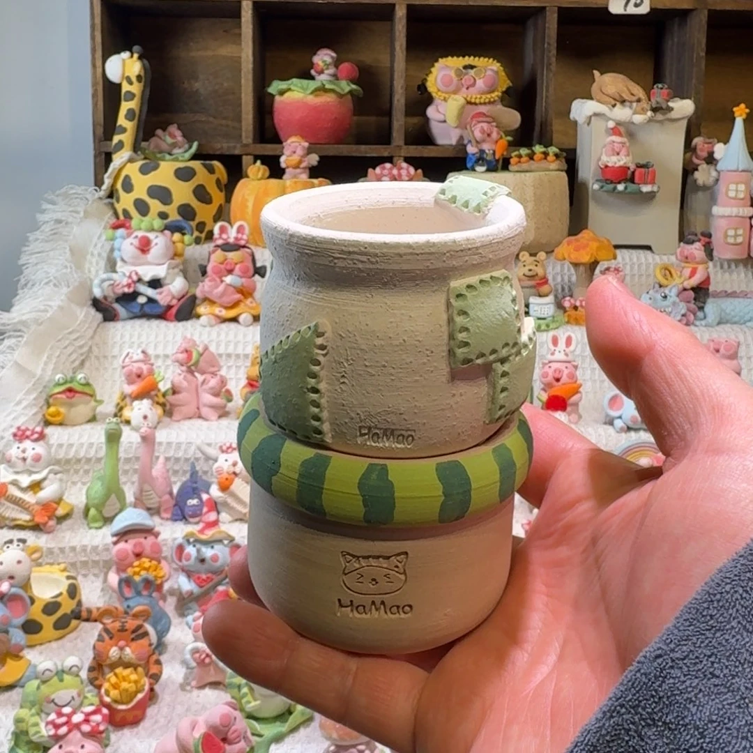 厂家直销手工花盆摆件