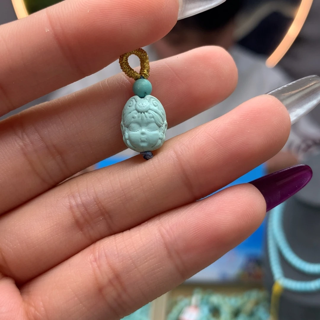 绿松石挂件未镶嵌