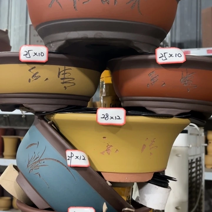 花盆紫砂100-6。