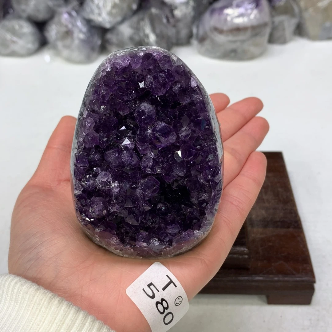 紫晶摆件未镶嵌水晶