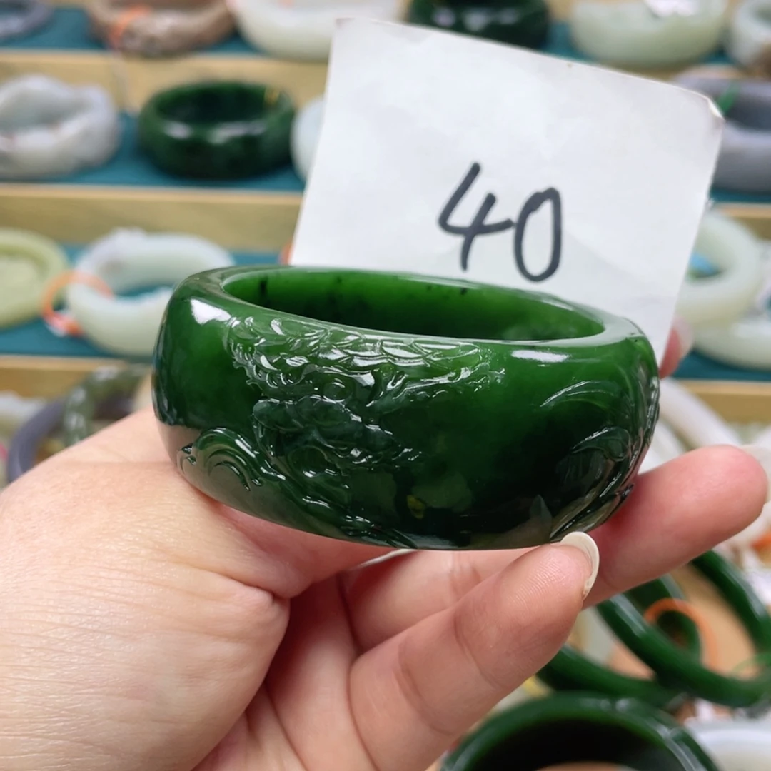 未镶嵌手镯和田玉圈口55