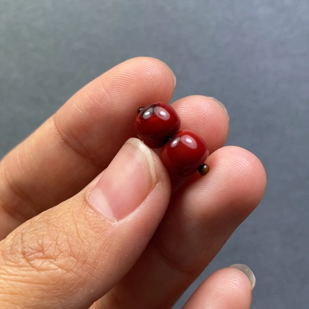 南红玛瑙未镶嵌配饰7.8mm