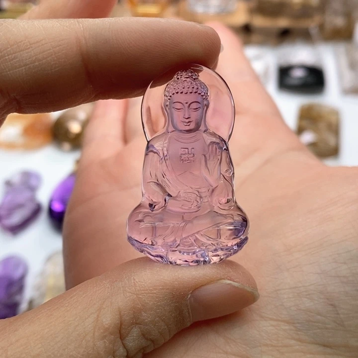 水晶颈饰未镶嵌I****F定制