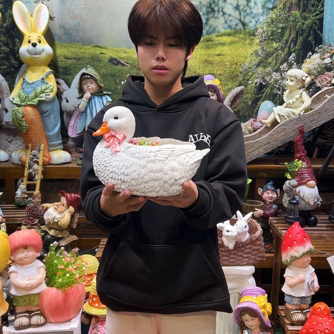 花园摆件红红火火