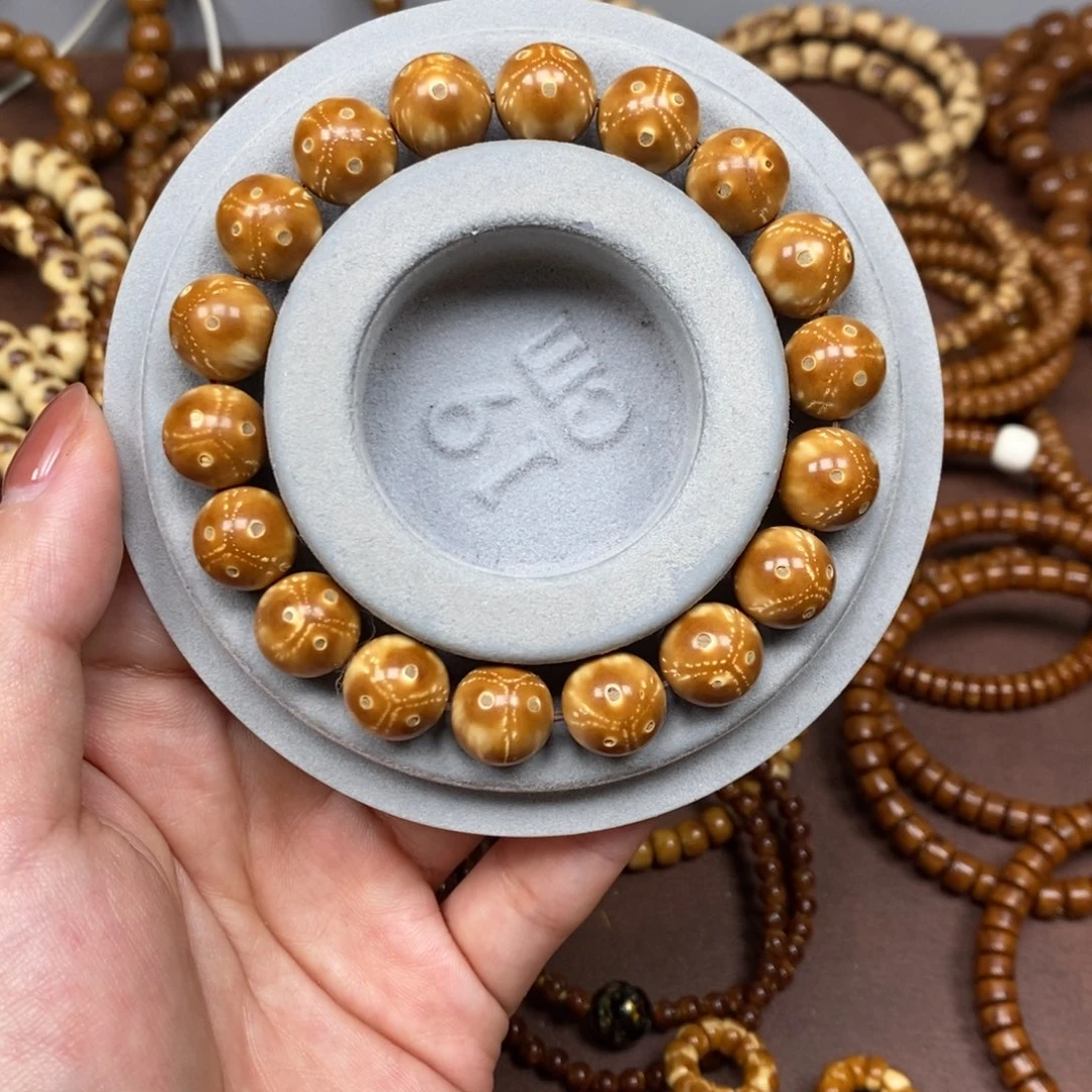 手串紫金鼠半实心花皮熊猫卡12