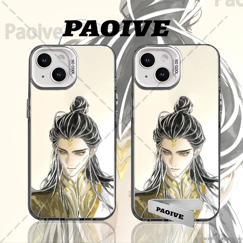 适用苹果华为vivo一加iPhone14小米手机新款鹿童支架彩银手机壳