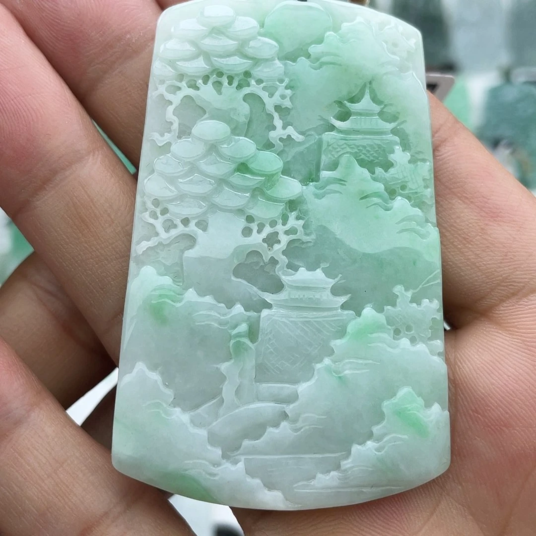 颈饰未镶嵌翡翠翡翠