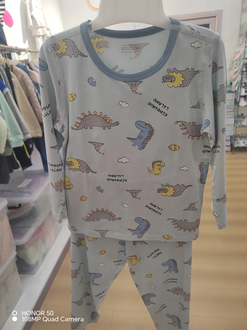 粒粒仔秋衣套装儿童（薄）