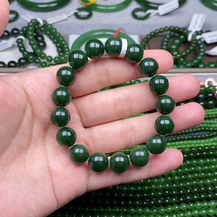 未镶嵌手串和田玉（碧玉）卡12