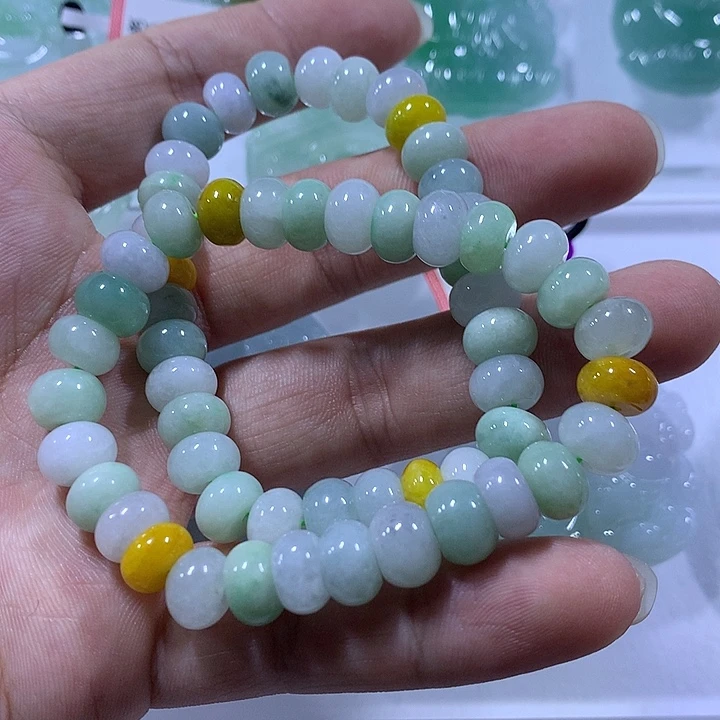 翡翠未镶嵌颈饰天然翡翠A货手串多样性发货发其一