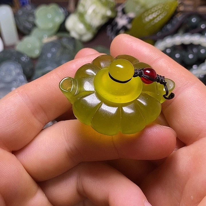 岫玉未镶嵌岫玉颈饰