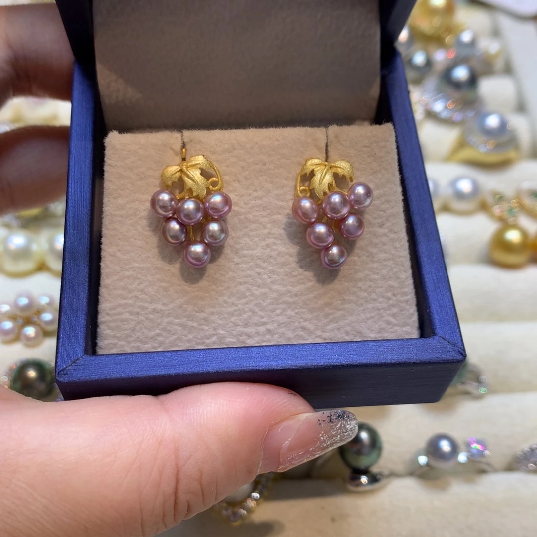 未镶嵌淡水珍珠耳饰