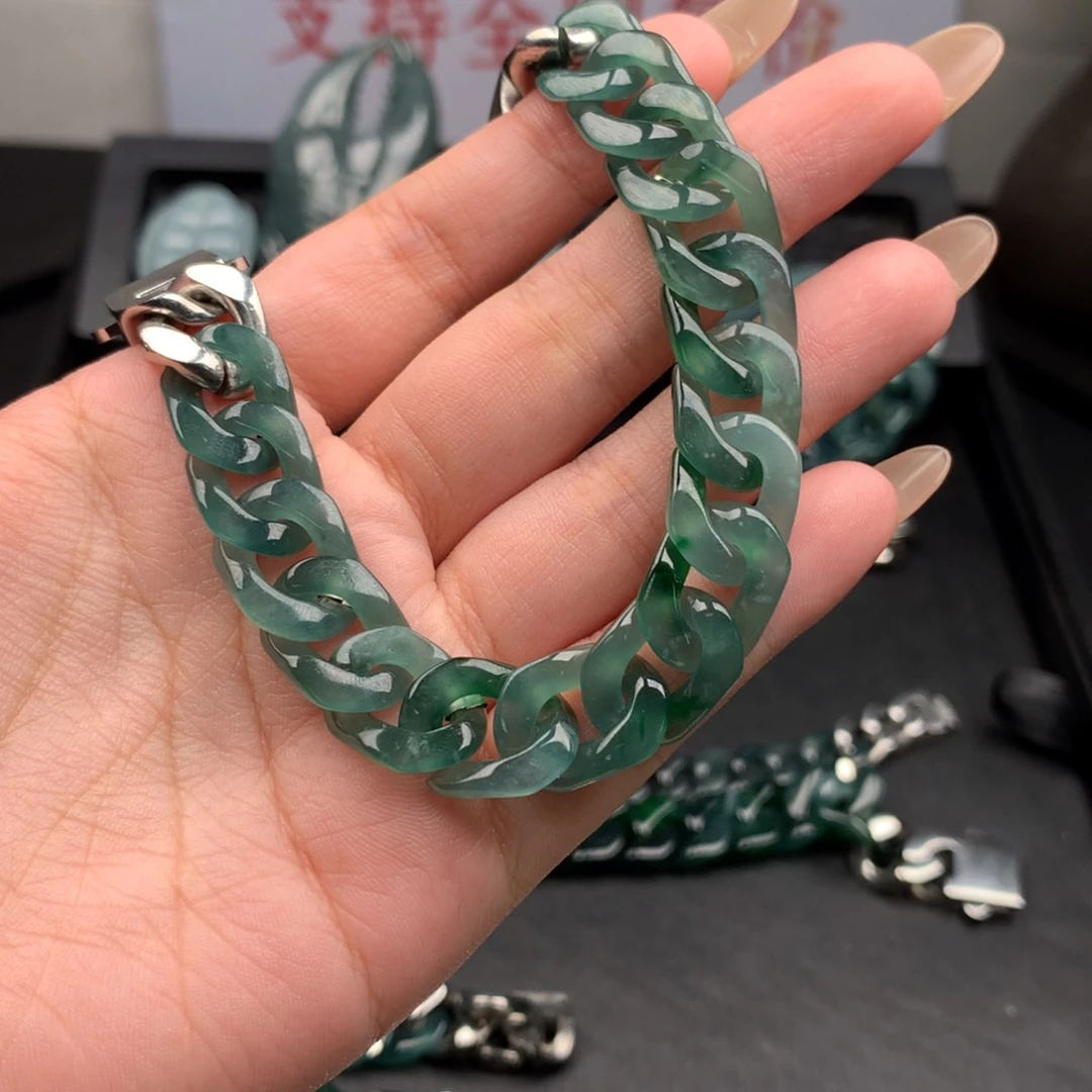 燊****翡翠未镶嵌手链00002