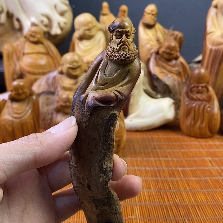 柏木（崖柏）达摩手把