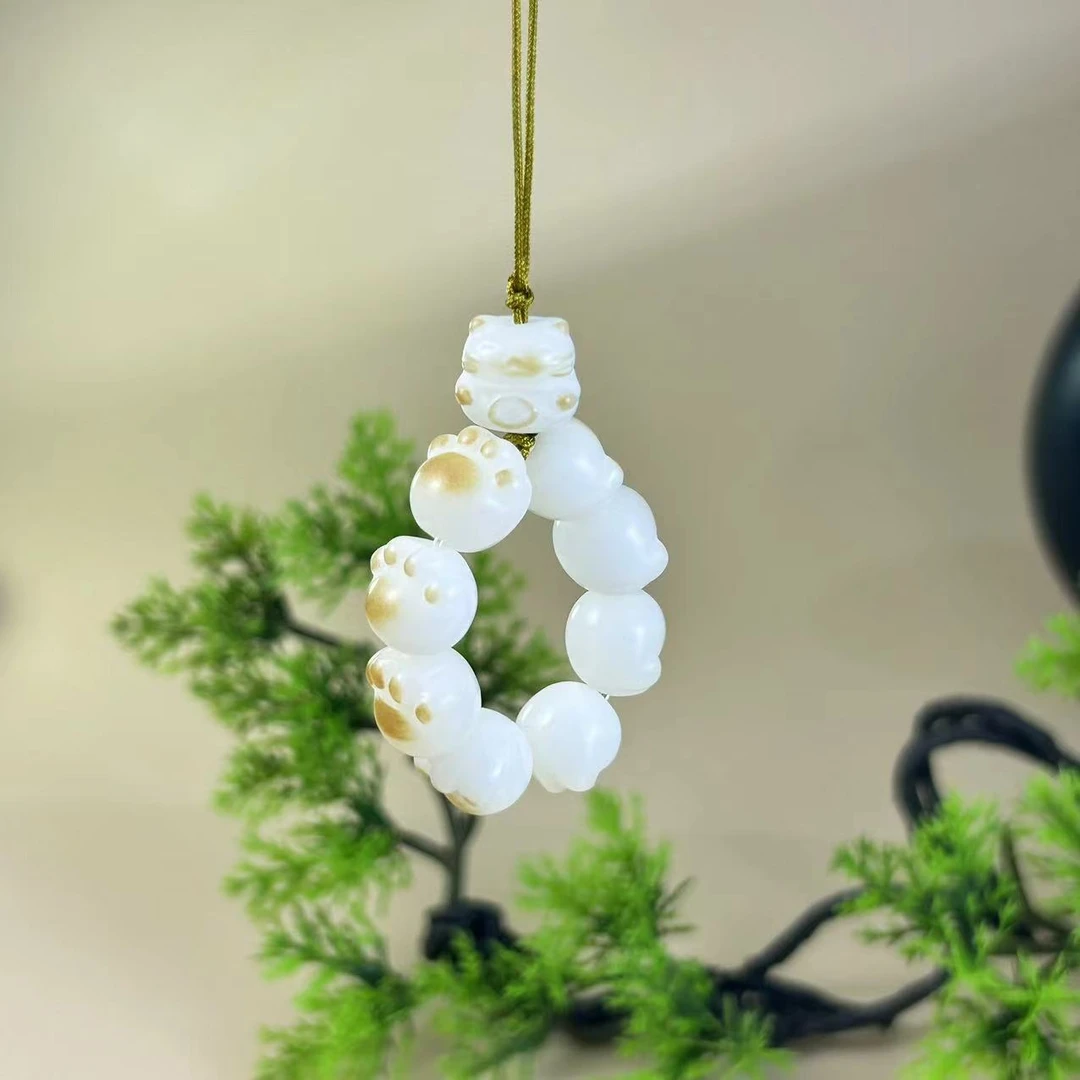 【睿泽鉴宝】菩提根猫爪手机挂件多样性发一 12*11*11 GS0345