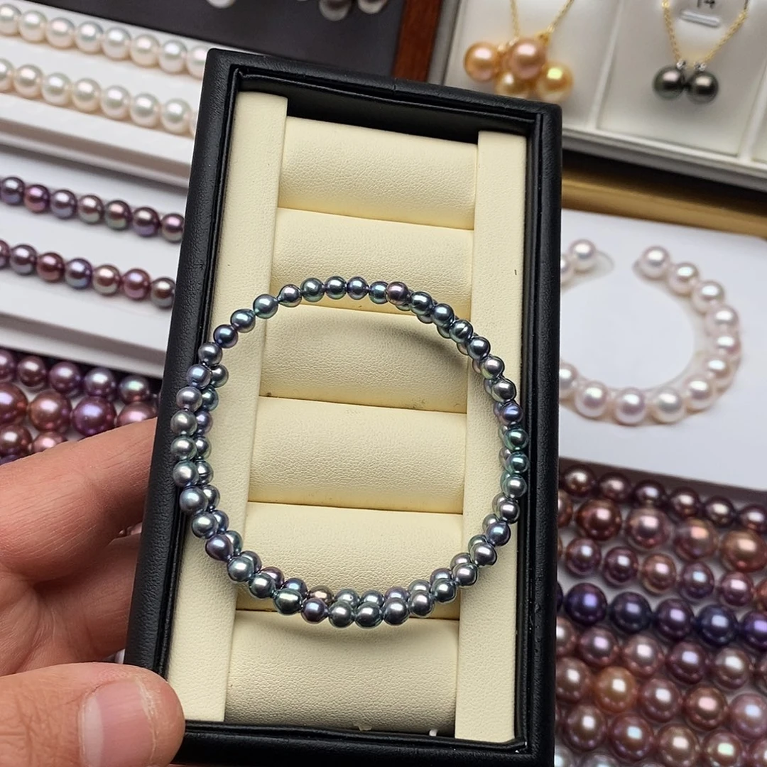 淡水珍珠颈饰合金