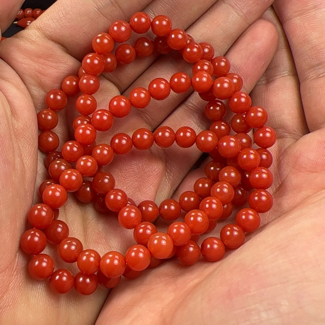 未镶嵌手串南红玛瑙这****M