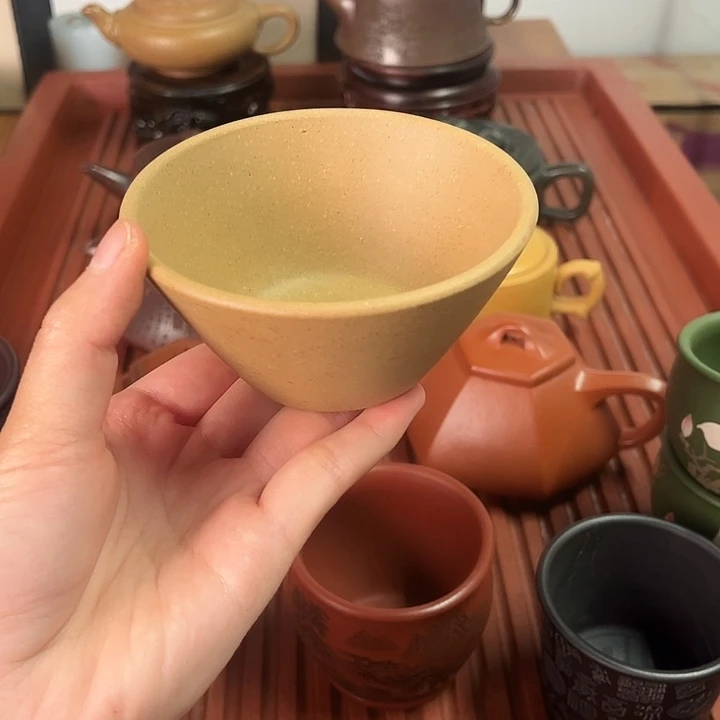 紫砂茶宠段泥主人杯