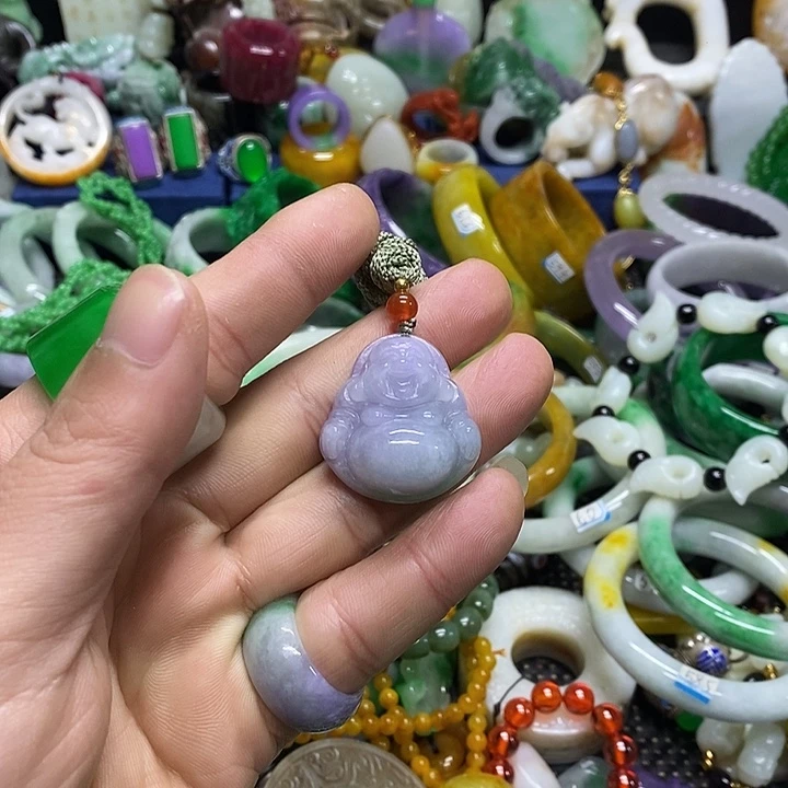 颈饰未镶嵌翡翠缅甸翡翠首饰配饰