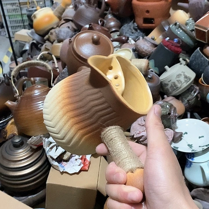 瓷片荷花绽放了我最美丽动人心弦。他俩