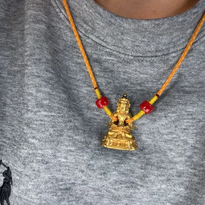 香榧木流金小寸佛