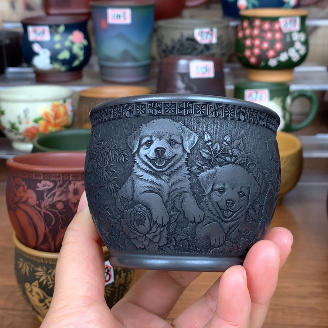 茶杯紫砂宜兴紫砂茶具