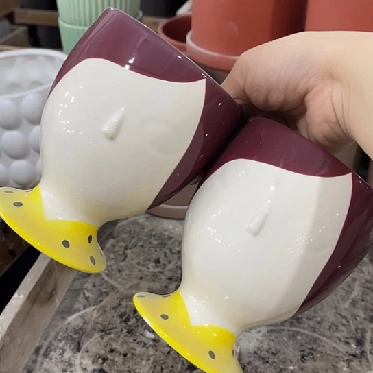 多肉绿植陶瓷花盆9.9包邮，有孔