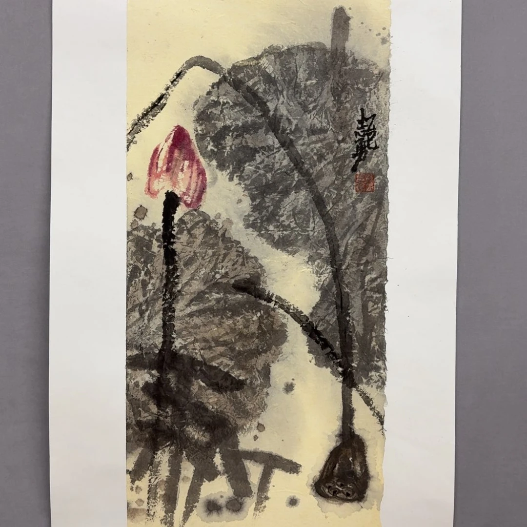 国画艺术家真人手绘