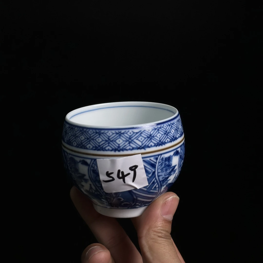 549号全网孤品高端中古日瓷回流 香兰社 深川制 九谷 濑户烧古董