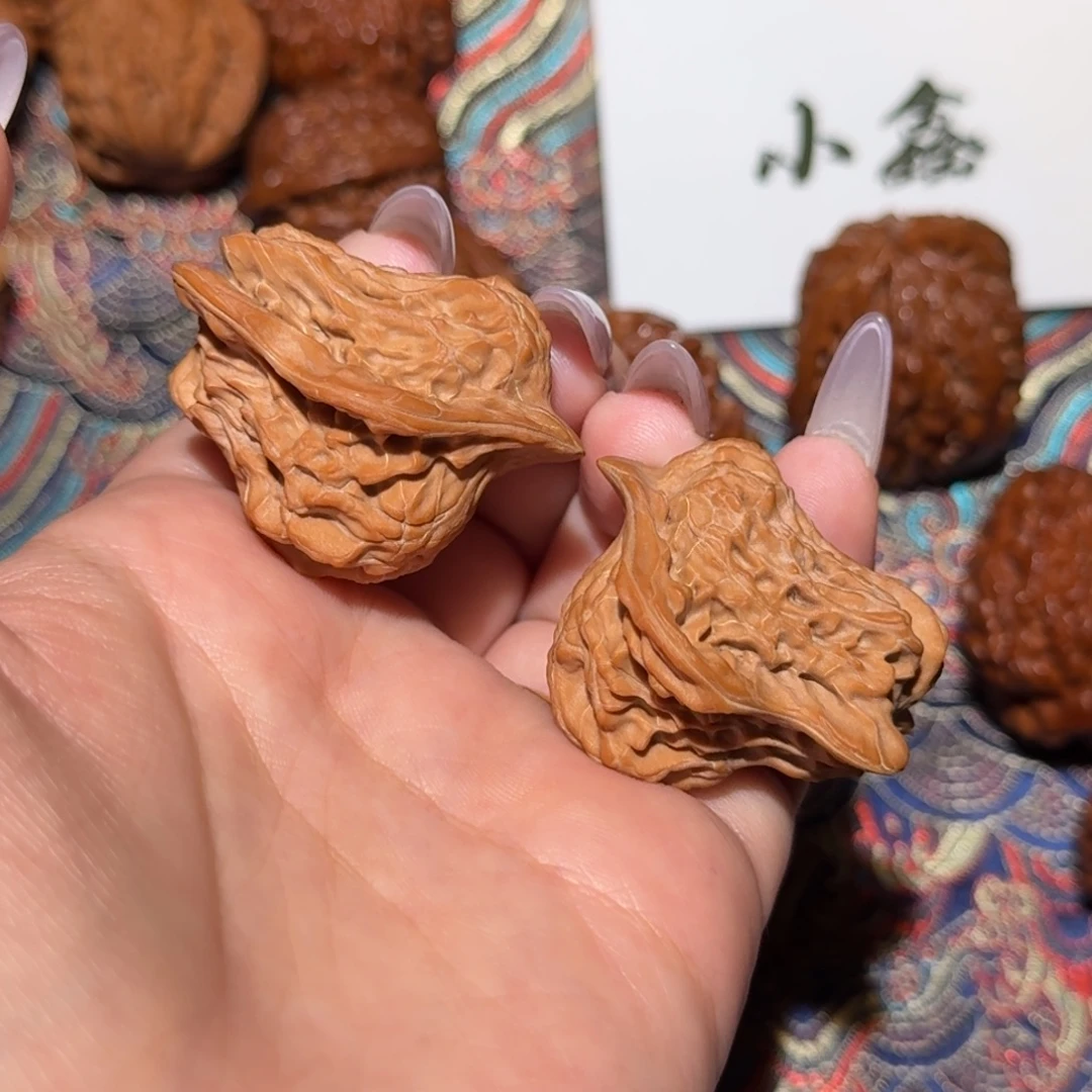 把件文玩核桃1961号31小鸟文玩核桃