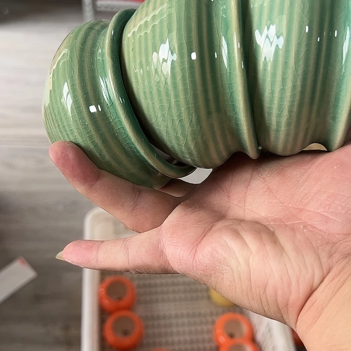微瑕陶瓷花盆满9.9发
