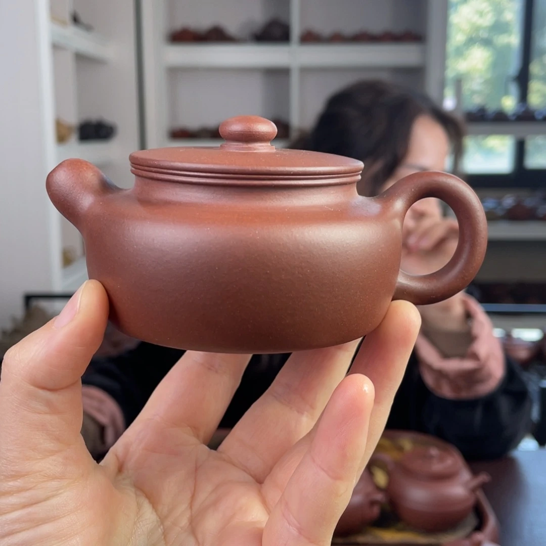 紫砂茶壶底槽清水波底道洪160cc