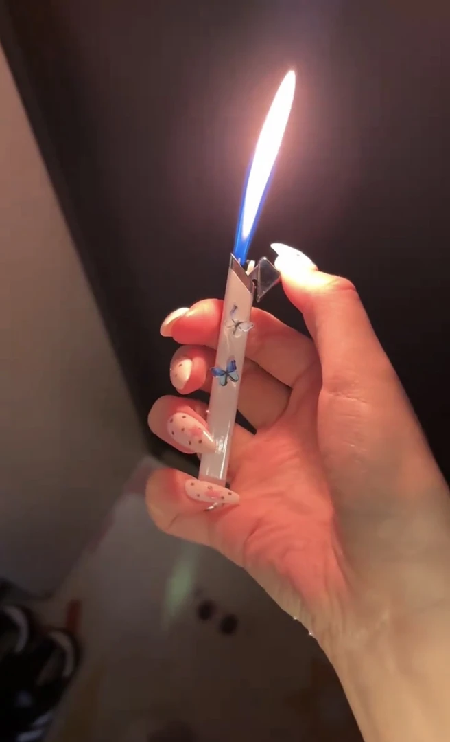 【公主请下单2】手作仙仙小蝴蝶金属打火机小细条送礼ins高颜值礼物