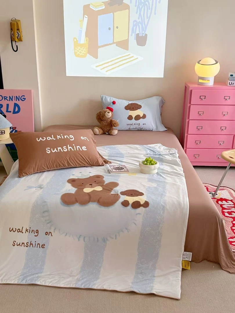 森觅家【冰皮夏被】A类双面小冰皮凉感空调被冰丝夏凉被 可机洗