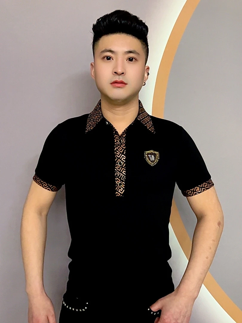 男士夏季高档潮流高品质轻奢时尚修身经典休闲帅气百搭polo衫男士