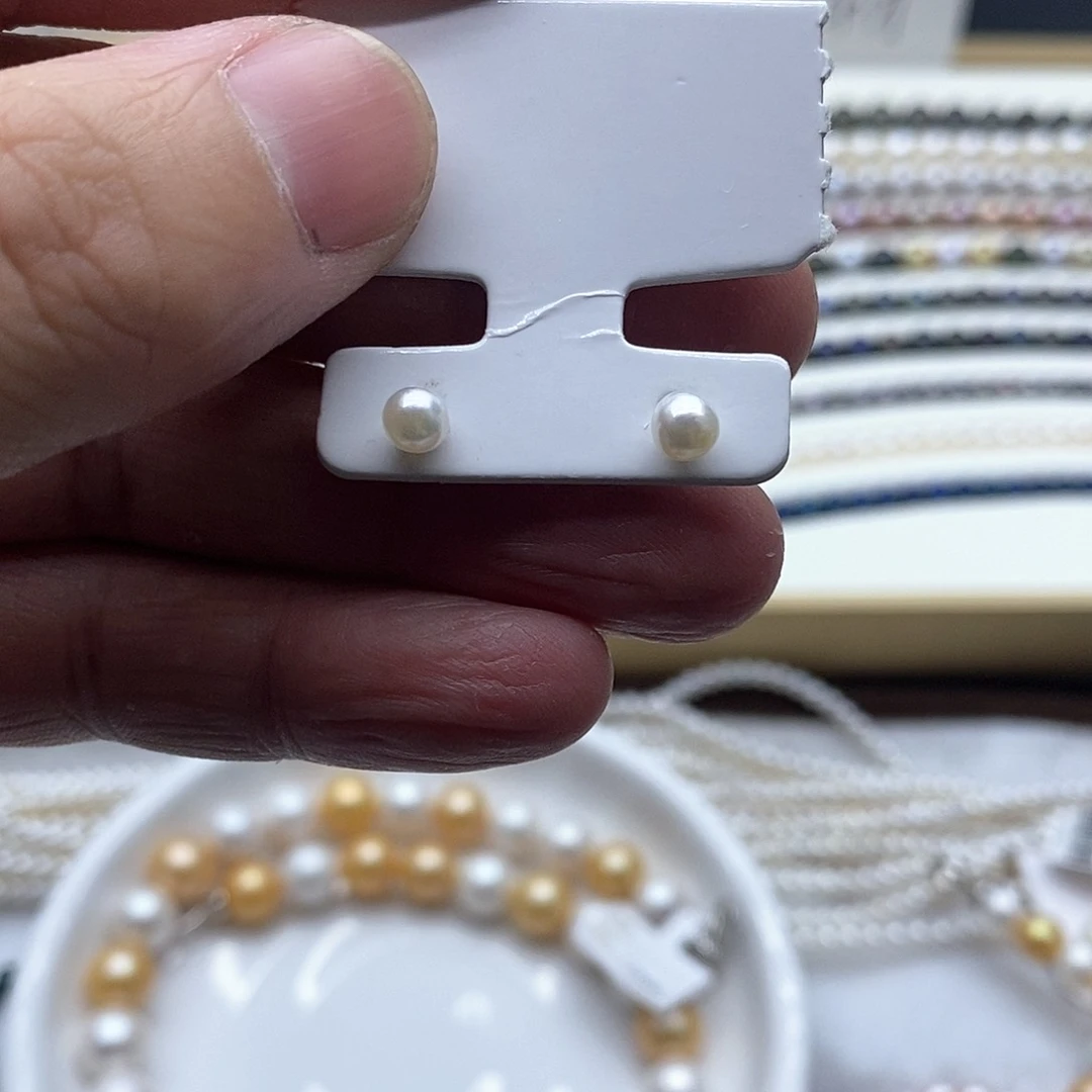 海水珍珠颈饰银S925镶嵌