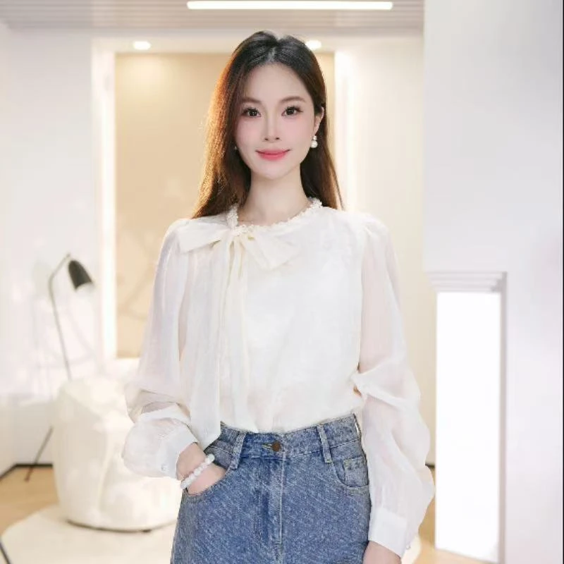 春季新款韩版百搭气质时尚长袖衬衫88272