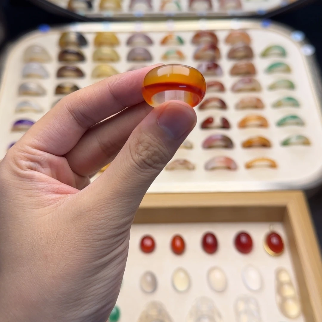 玛瑙/玉髓戒指合金