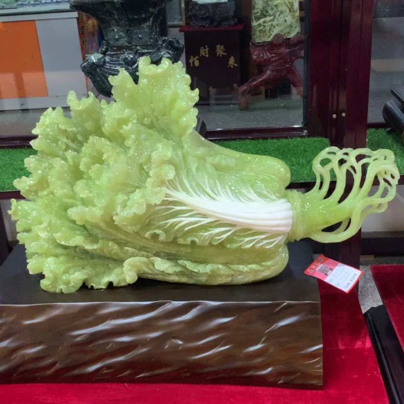 【闪购商品】未镶嵌蛇纹石玉摆件覆膜