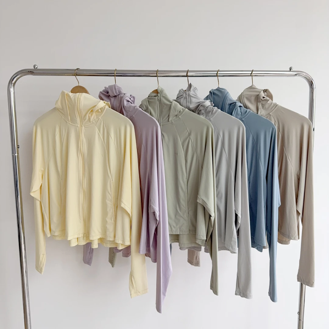 Z-6 内家双拉链头休闲多色原纱防晒衣